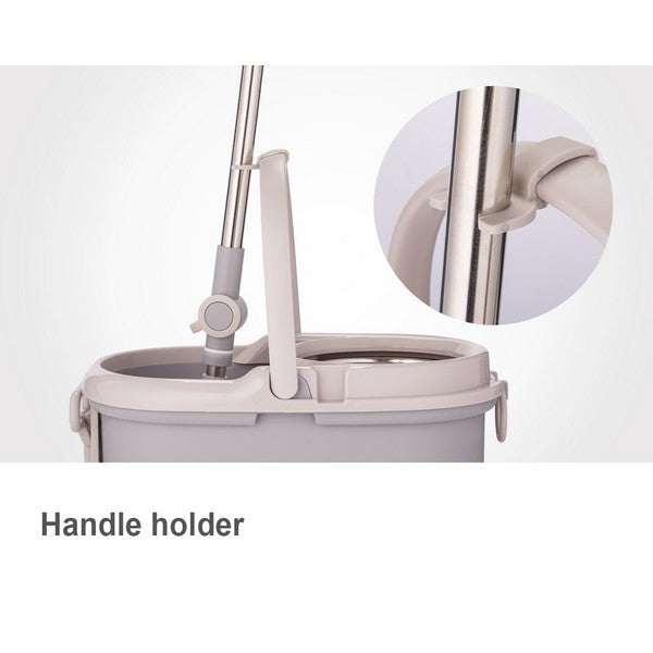 Walkable Spin Mop With Pedal, Handle & Wheel