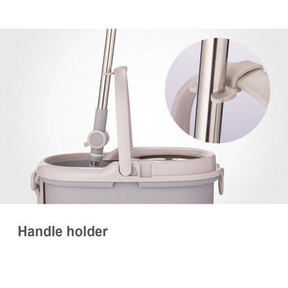 Walkable Spin Mop With Pedal, Handle & Wheel