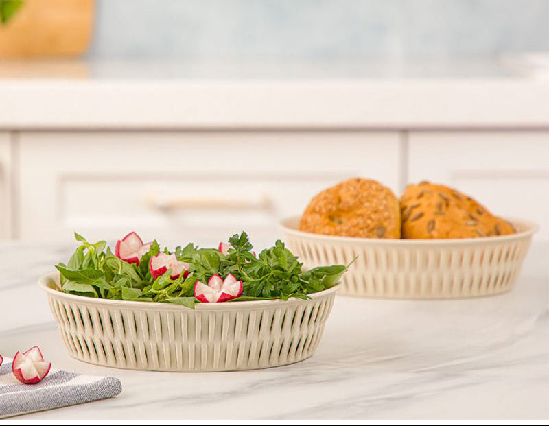 Bamboo Oval Basket