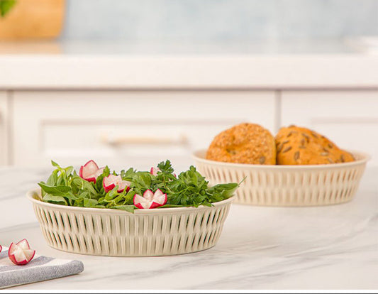 Bamboo Oval Basket