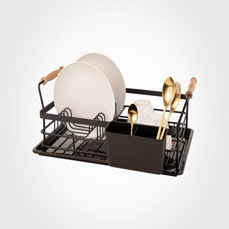 Compact Dish Rack with Handles