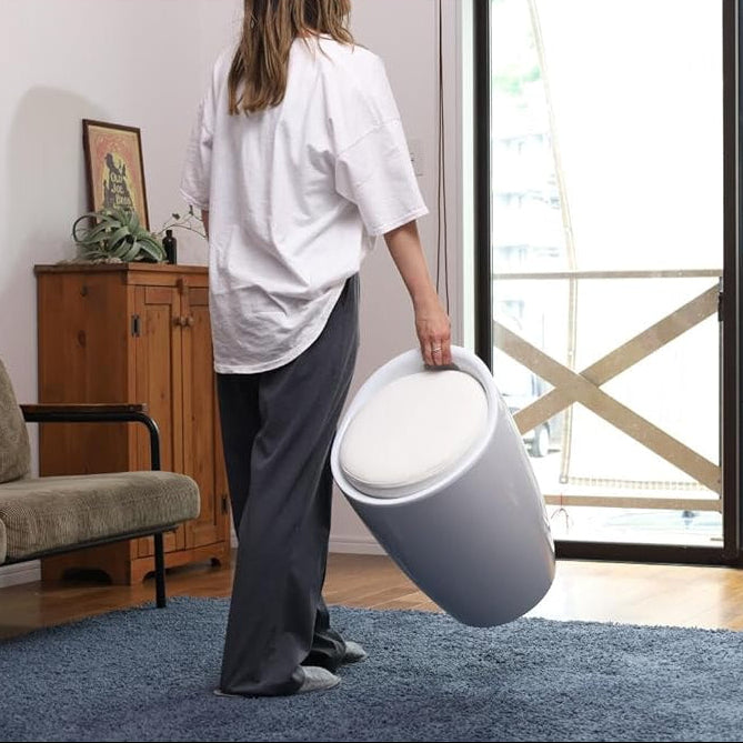 ComfortVault Luxe Storage Stool