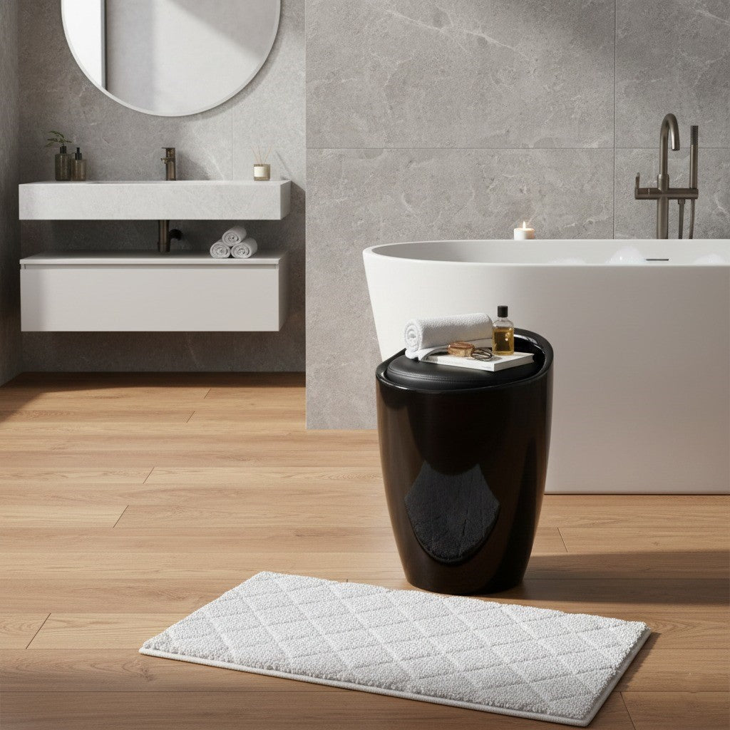 ComfortVault Luxe Storage Stool